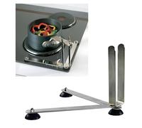 Sammons Preston support pour poêle pliante, Pot Stabilisateur pour mélanger à une main, sûr et stable ustensile de cuisine pour pot de poêle et de direction, prévention des liquides Prevention pour pour dessus de poêle cuisson