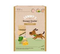 Sammy´s Crackers croustillants | Collations salées pour chiens | Riche en volaille | Cuit délicatement au four | Craquelins croustillants avec remplissage de fromage et d'épinards | Sans sucre ajouté