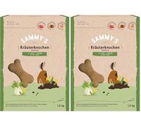 Sammy´s Os aux Herbes | Friandises pour Chien cuites doucement | os aux Herbes avec Agneau Fin | 1 kg (Lot de 2)