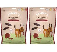 Sammy´s Saucisses | Buffle d'eau | Snack juteux pour Chiens avec Beaucoup de Viande fraîche | sans céréales | Protéine Animale Unique | sans Sucre ajouté | 1 x 240 g (Lot de 2)