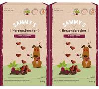 Sammy's Heart Briseur de cœur pour Chien avec Betterave et Pissenlit 800 g (Lot de 2)