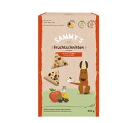 Sammy's Tranches de Fruits | Snacks fruités cuits au Four pour Chiens | avec Pommes et sureau | 1 x 800 g