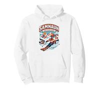 Samnaun Suisse Ski Vintage Montagne Graphic Sweat à Capuche