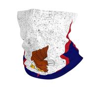Samoa Américaines Drapeau Samoan Homme Femme Echarpe Tête Pirate Unique Décoration Faciale Microfibre Cache-Col pour Course À Pied Yoga Escalade