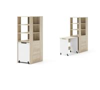 Samoa/Fuji - Système de meubles pour chambre jeunesse - lit - bureau - étagère -