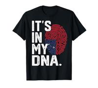 Samoa Roots Drapeau Empreinte Digitale Graphique Patriotique T-Shirt