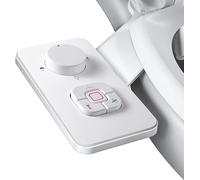 Samodra Pulvérisateur Bidet non électrique avec double buses rétractables autonettoyantes - Nettoyage avant et arrière - Bouton poussoir réglable pour eau froid