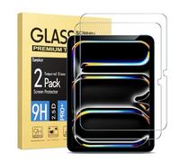 Samokor [2 pièces Protection Écran Compatible iPad Pro 11 pouces M4（2024）,9H Dureté,Haute Définition,Anti-Rayures,Anti-Empreintes,Sans Bulles Verre Trempé pour iPad Pro 11 pouces M4