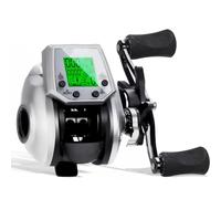 Samolla Line Counter Moulinet de pêche numérique avec écran LCD, 226,8 g, ultra léger 7+1BB, 10 kg de traînée maximale, rapport de vitesse 7.2:1, droitier, design compact pour eau douce TX900
