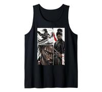 Samouraï African American Warrior Manga Japonais Débardeur