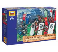 Samouraï Army Infantry Xvi-Xvii À Figurine Plastique Kit 1:72 Model Zvezda