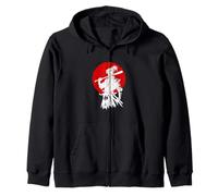 Samouraï avec Une Batte de Baseball Vintage Culture Japonaise Japonaise Sweat à Capuche