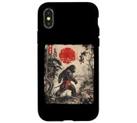Samouraï Bigfoot - Art Vintage Japonais - Fan du Japon Warrior Coque pour iPhone X/XS