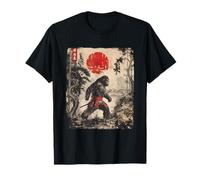 Samouraï Bigfoot - Art Vintage Japonais - Fan du Japon Warrior T-Shirt