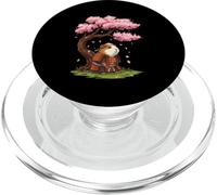 Samouraï Cochon d'Inde Culture Japonaise Ukiyo-E Manga PopSockets PopGrip pour MagSafe