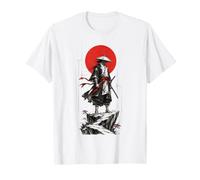 Samouraï dans Les Vents d'encre : Art Guerrier Japonais T-Shirt