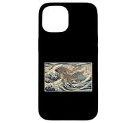 Samouraï Dinosaure Grande Vague Japonaise Traditionnelle épique Coque pour iPhone 15