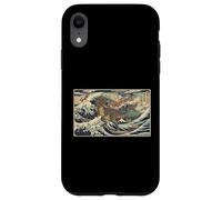 Samouraï Dinosaure Grande Vague Japonaise Traditionnelle épique Coque pour iPhone XR