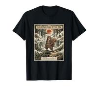 Samouraï écureuil Japonais Style Guerrier ukiyoe T-Shirt