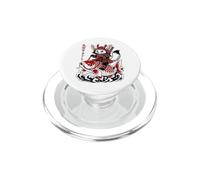 Samouraï Fennec, Renard chevauchant Un koï, Anime, Guerrier Japonais PopSockets PopGrip pour MagSafe