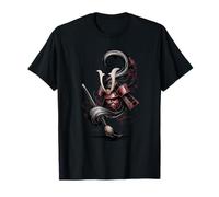 Samouraï Guerrier Encre Pinceau Casque Art Japonais T-Shirt