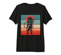 Samouraï Guerrier Épéiste Japonais Yasuke Black Ghost T-Shirt Haut de Gamme