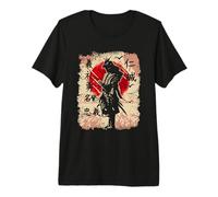 Samouraï, Guerrier Japonais et Code Bushido, épée Vintage T-Shirt Haut de Gamme