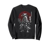 Samouraï Guerrier Japonais Kanji Red Sun Art Sweatshirt