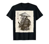 Samouraï Guerrier Tigre Japonais Katana Bushido Animal Art T-Shirt