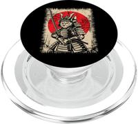 Samouraï Japonais Cat Warrior Kawaii Ninja Ukiyo-e Art Anime PopSockets PopGrip pour MagSafe