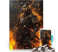 samouraï Japonais de l'enfer Puzzles 1000 pièces pour Adultes Jeux éducatifs Jouets DIY Cadeau d'anniversaire, Cadeaux, décoration Murale 38x26cm