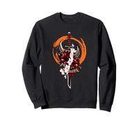 Samouraï Japonais, démon Oni, Sakura, épée Katana Sweatshirt