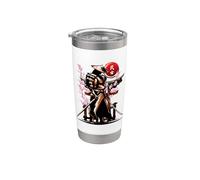 Samouraï japonais, esprit Ronin Bushido, épée Katana Gobelet isotherme en acier inoxydable double paroi
