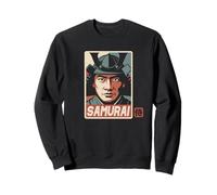 Samouraï Japonais Kanji Anime Rétro Japon Bushido Souvenir Sweatshirt