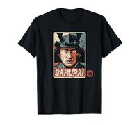 Samouraï Japonais Kanji Anime Rétro Japon Bushido Souvenir T-Shirt