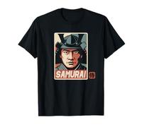Samouraï Japonais Kanji Anime Rétro Japon Bushido Souvenir T-Shirt