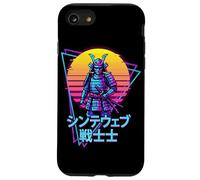 Samouraï Japonais rétro Game Over Pastel Pixel Art Glitch Coque pour iPhone SE (2020) / 7/8