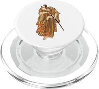 Samouraï Japonais Traditionnel avec Katana en Kimono orné PopSockets PopGrip pour MagSafe