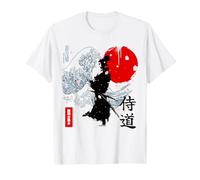 Samouraï Japonais Warrior x Kanagawa Wave - Victoire ou Mort T-Shirt