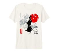Samouraï Japonais Warrior x Kanagawa Wave - Victoire ou Mort T-Shirt Haut de Gamme