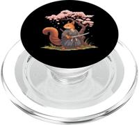 Samouraï Mignon Écureuil Graphique Japonais Culture Guerrier PopSockets PopGrip pour MagSafe