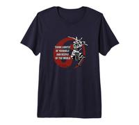 Samouraï Miyamoto Musashi Wisdom Ronin T-Shirt Haut de Gamme