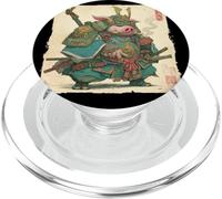 Samouraï Sanglier Art Japonais Vintage Guerrier Cochon Zodiaque Cadeau PopSockets PopGrip pour MagSafe