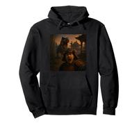 Samouraï Selfie T-Rex Dinosaure Chase Humour Drôle Sweat à Capuche
