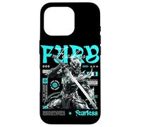 Samouraï Skeleton Fearless Warrior Fury Sword Streetwear Coque pour iPhone 16 Pro