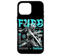 Samouraï Skeleton Fearless Warrior Fury Sword Streetwear Coque pour iPhone 16 Pro Max