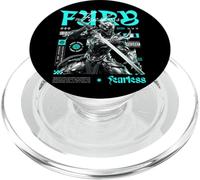 Samouraï Skeleton Fearless Warrior Fury Sword Streetwear PopSockets PopGrip pour MagSafe