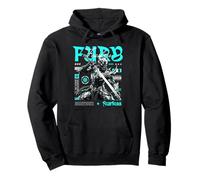 Samouraï Skeleton Fearless Warrior Fury Sword Streetwear Sweat à Capuche