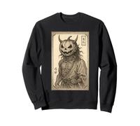 Samouraï Squelette Citrouille Japonais Ukiyo-e Bushido Sweatshirt