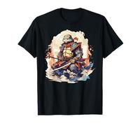 Samouraï Tortue Warrior Japonais Ninja Tortue Kawaii T-Shirt